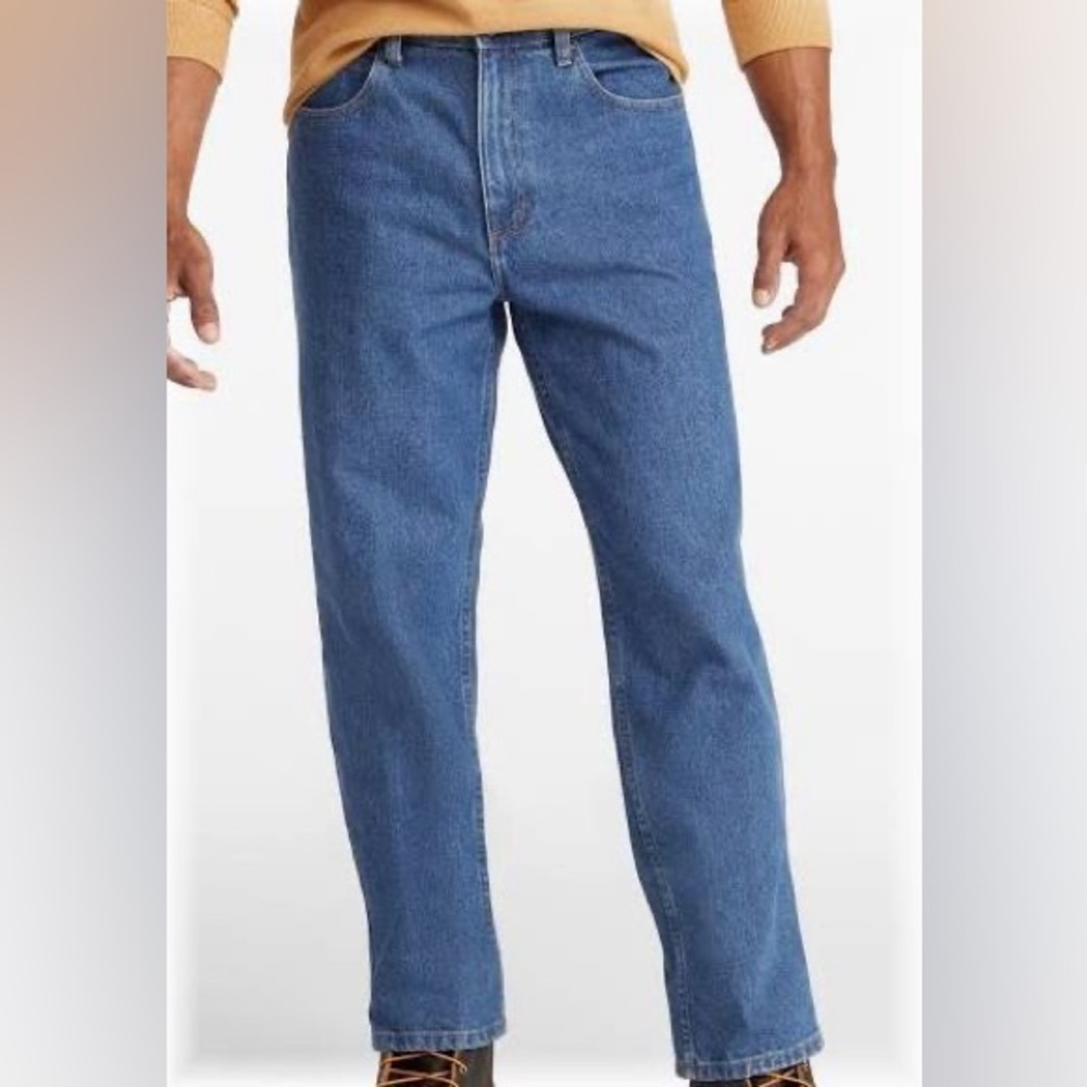 LL Bean Men's Natural Fit Straight Leg Denim Jeans